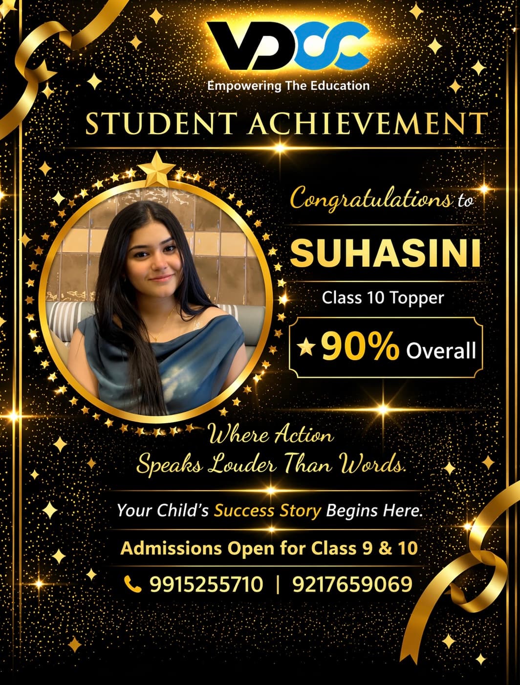 Suhasini — 93% Class 9